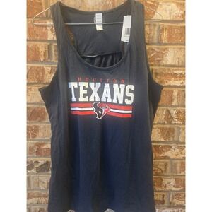 Houston Texans NFL‎ Tank Top Women's Medium Racerback Sleeveless Shirt